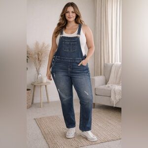 Torrid Dark Blue Denim Overalls